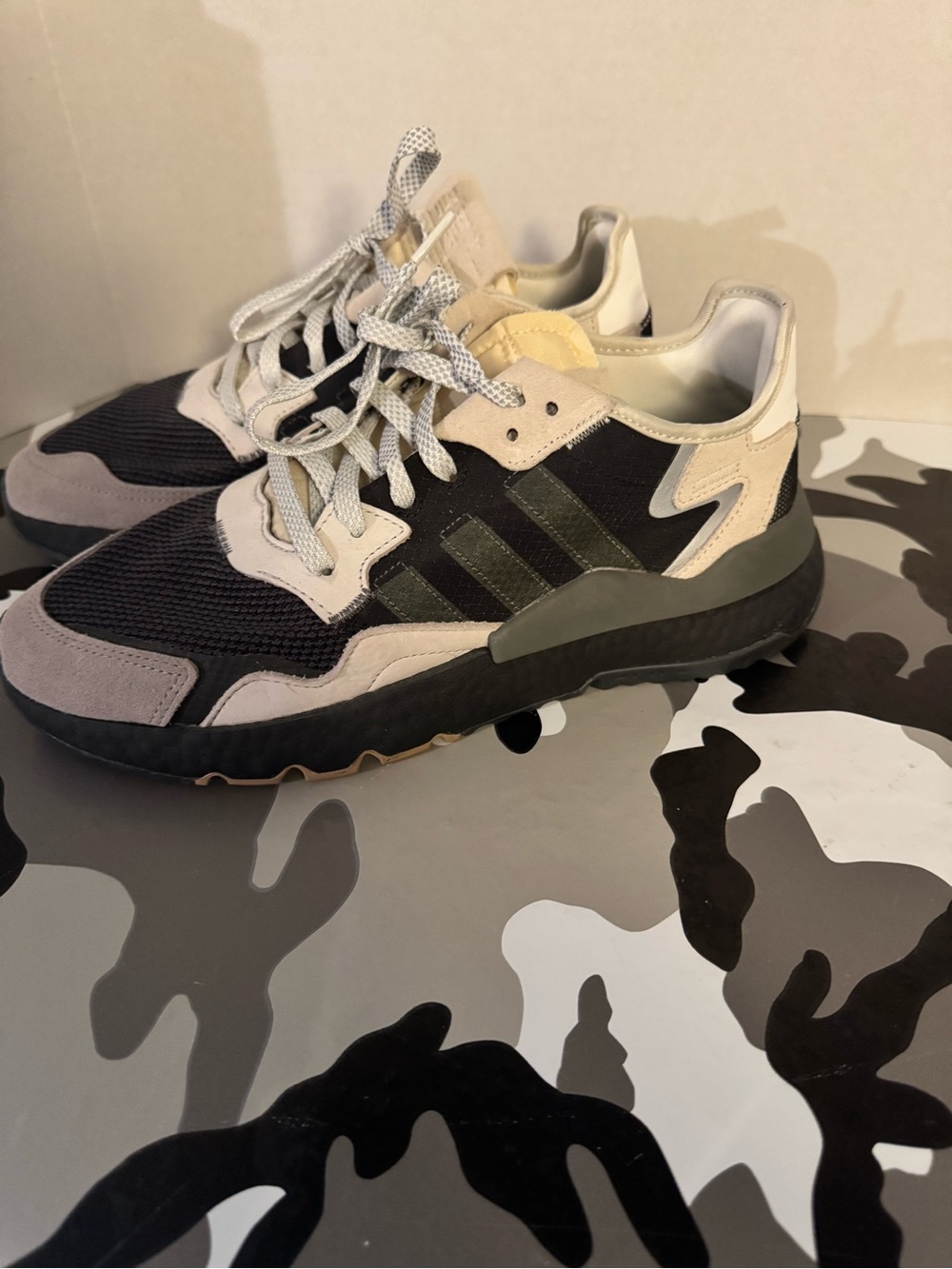 adidas Black, Gray and White Casual Sneakers legit